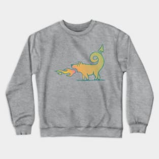 Dinkum,  the Dragon Dingo - for light background Crewneck Sweatshirt